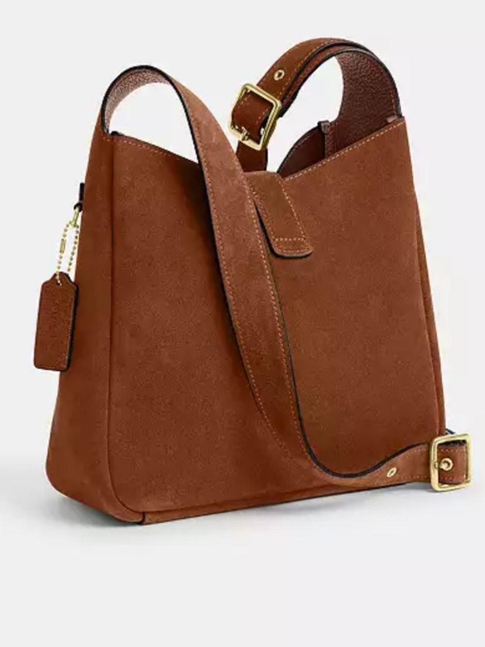 Coach Hadley Convertible Crossbody Bag - Chestnut Brown with Gold Hardware - Picture 2 of 9